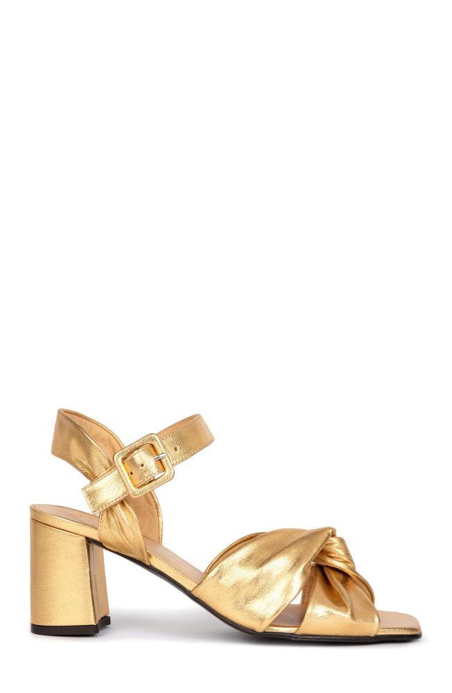 Penelope Chilvers Infinity Ankle Strap Sandal in Gold Cover