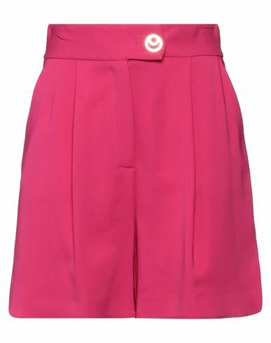 Simona Corsellini Woman Shorts & Bermuda Shorts Fuchsia Viscose, Elastane Cover