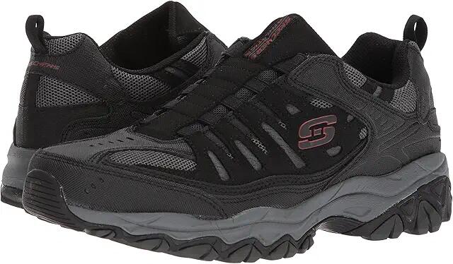 SKECHERS After Burn M. Fit (Black/Charcoal) Men's Shoes Cover