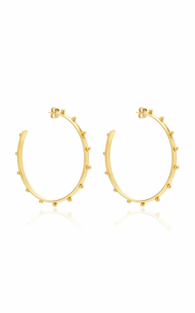 Sylvia Toledano - Crole 22K Gold-Plated Hoop Earrings - Gold - Gifts For Her Cover