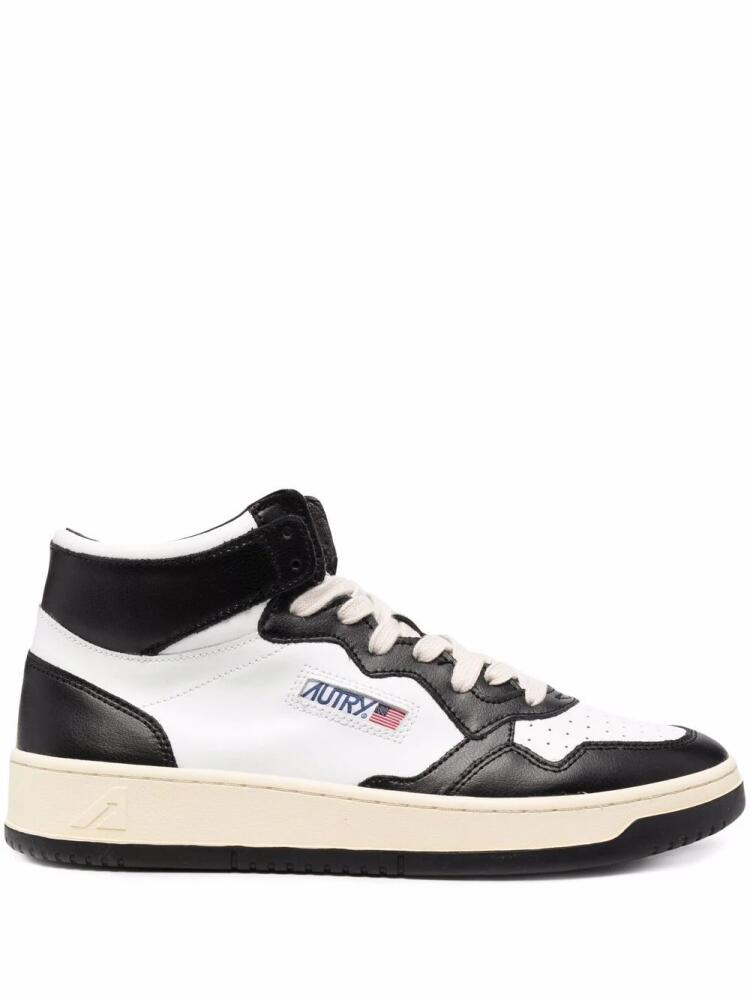 Autry Medalist colour-block high-top sneakers - Black Cover