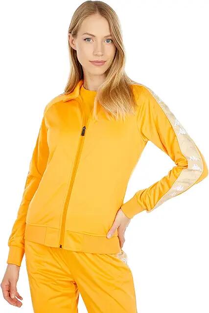 Kappa 222 Banda Hatillo (Yellow Dark/Beige Light/Beige Medium/White) Women's Clothing Cover