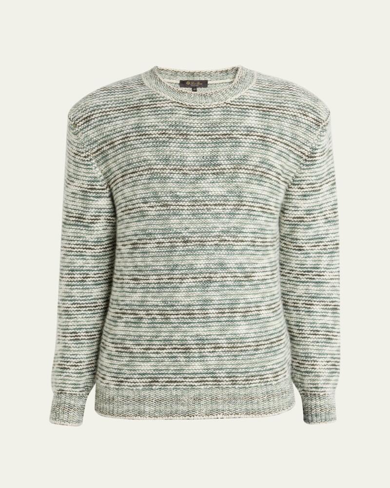 Loro Piana Men's Gnifetti Cashmere Crewneck Sweater Cover