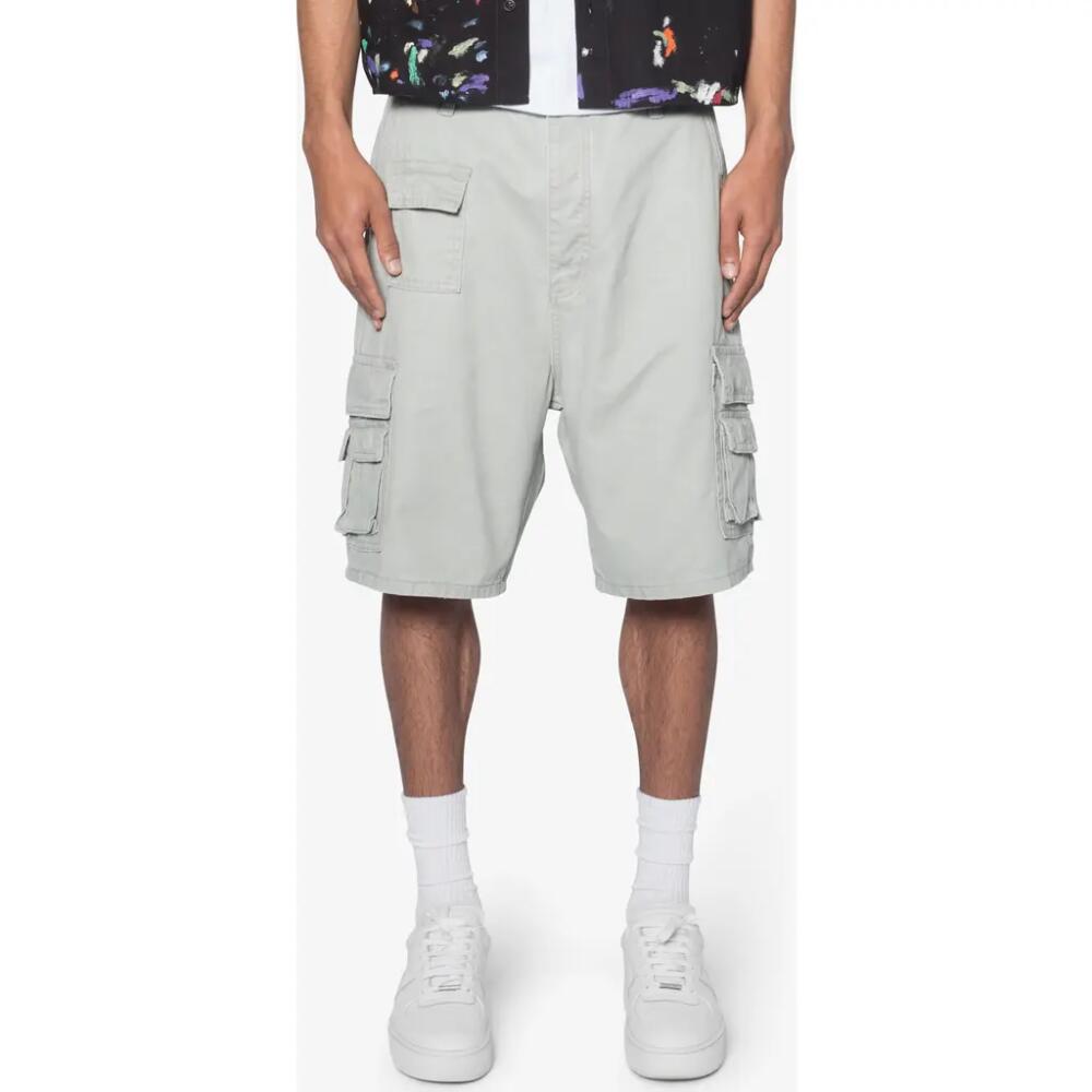 mnml Multi Pocket Cargo Shorts in Grey Cover