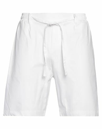 Why Not Brand Man Shorts & Bermuda Shorts White Cotton, Elastane Cover