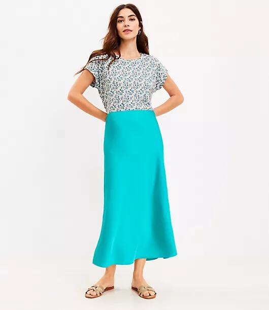 Loft Bias Midi Skirt Cover