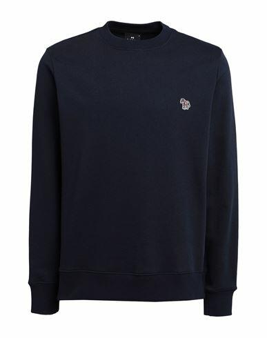 Ps Paul Smith Man Sweatshirt Midnight blue Organic cotton Cover