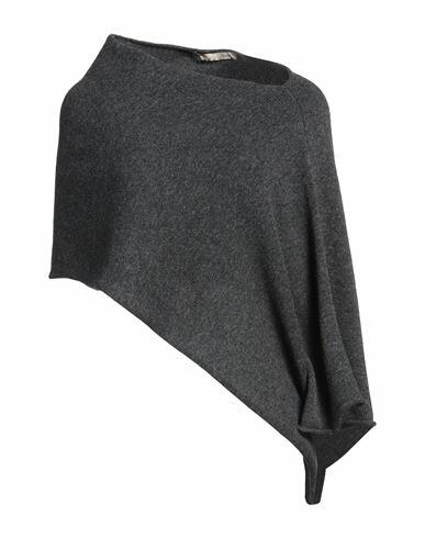 Iesse Woman Cape Black Polyamide, Wool, Viscose, Cashmere Cover