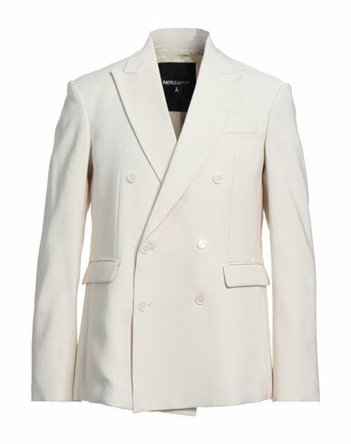 Patrizia Pepe Man Blazer Ivory Viscose, Polyester Cover