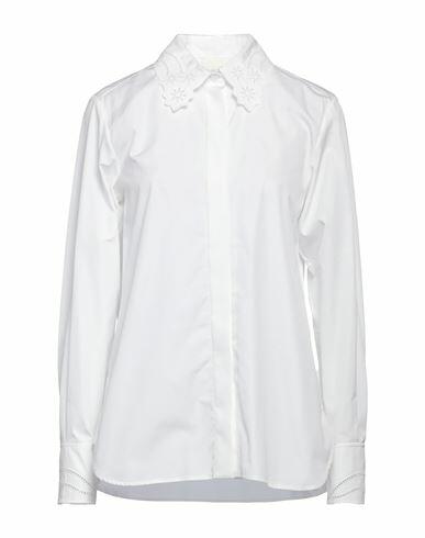 Chloé Woman Shirt Off white Cotton, Polyester Cover