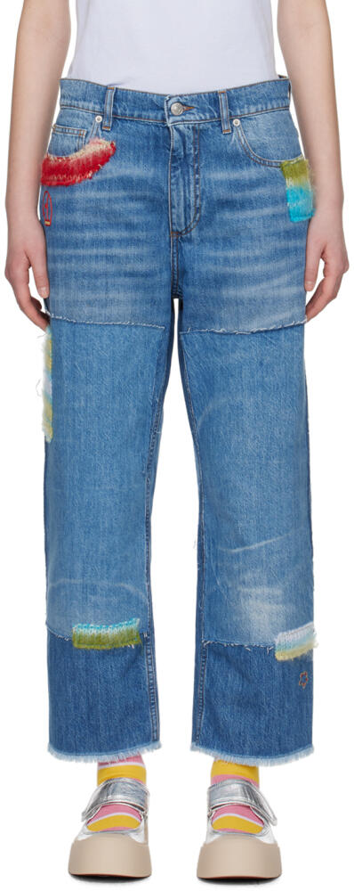 Marni Blue Patch Jeans Cover