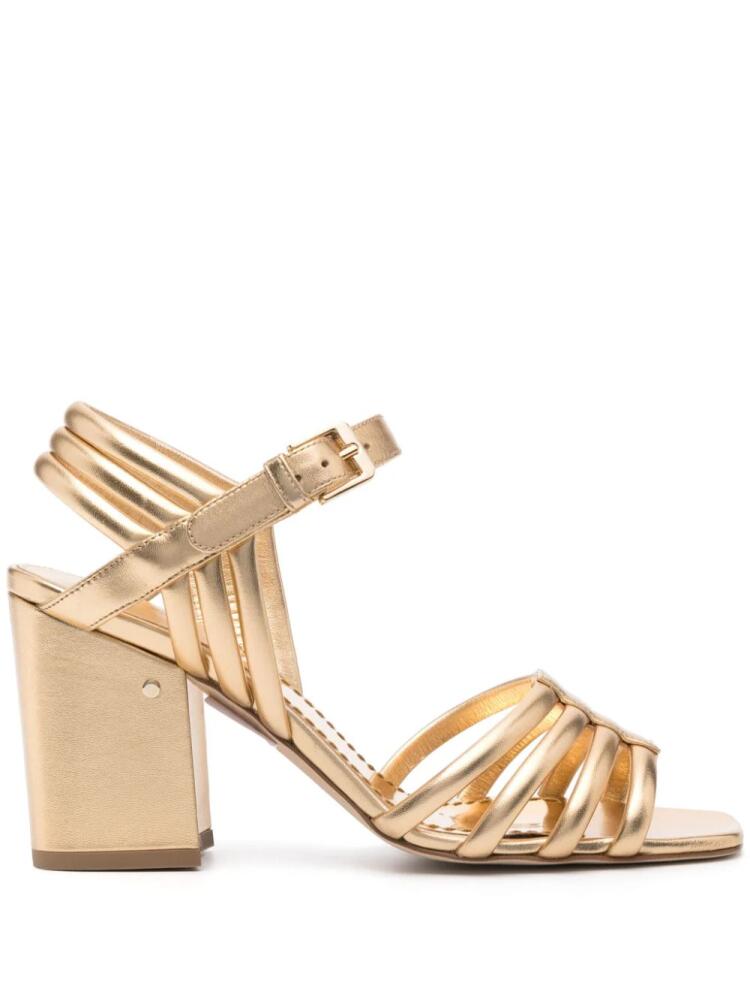 Laurence Dacade Camila 85mm leather sandals - Gold Cover