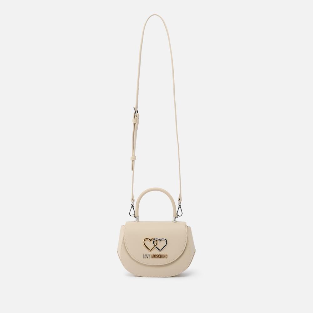 Love Moschino Twin Logo Leather Crossbody Bag Cover