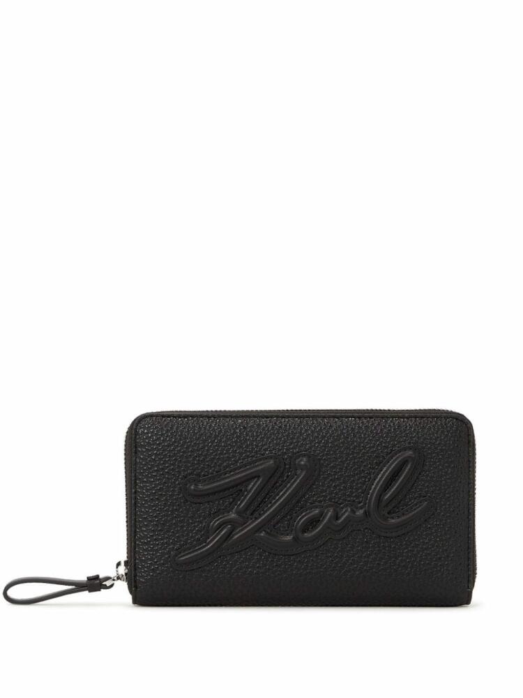 Karl Lagerfeld K/Skuare continental wallet - Black Cover