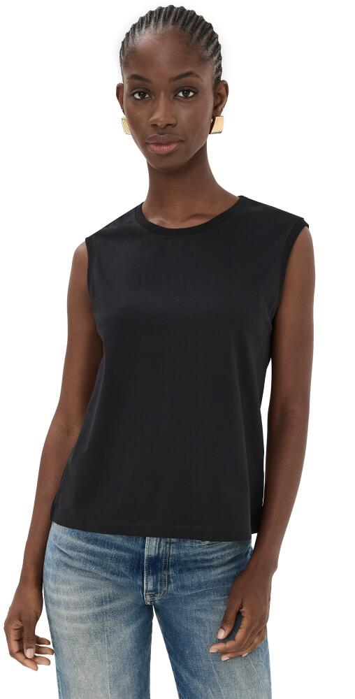 Victoria Beckham Sleeveless T-Shirt Black Cover