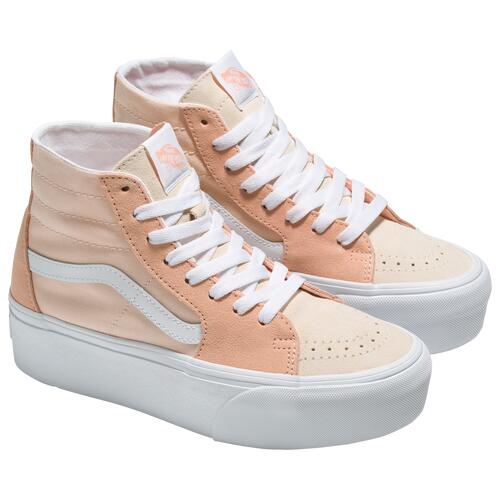 Vans Sk8-Hi Tapered Stackform - Girls' Grade School Skate Shoes Peach Cover