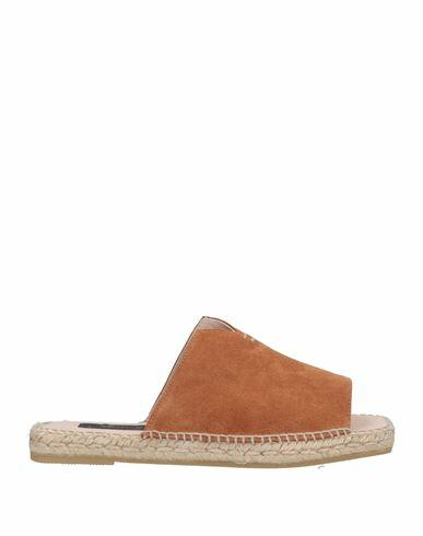 Gaimo Woman Espadrilles Camel Soft Leather Cover