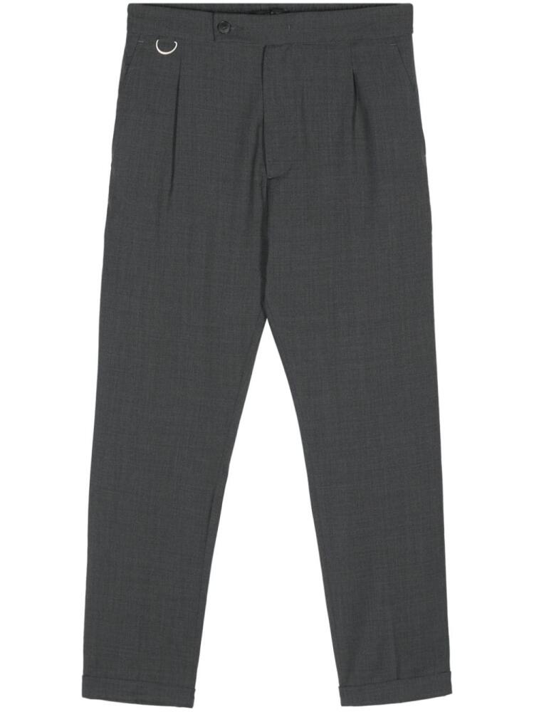 Low Brand Riviera virgin wool slim-fit trousers - Grey Cover