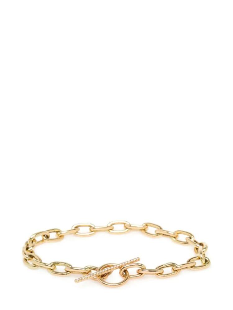 Zoë Chicco 14kt yellow gold diamond link bracelet Cover