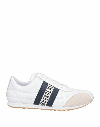 Bikkembergs Man Sneakers White Soft Leather Cover