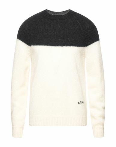 Alexander Mcqueen Man Sweater Ivory Acrylic, Wool, Polyester Cover