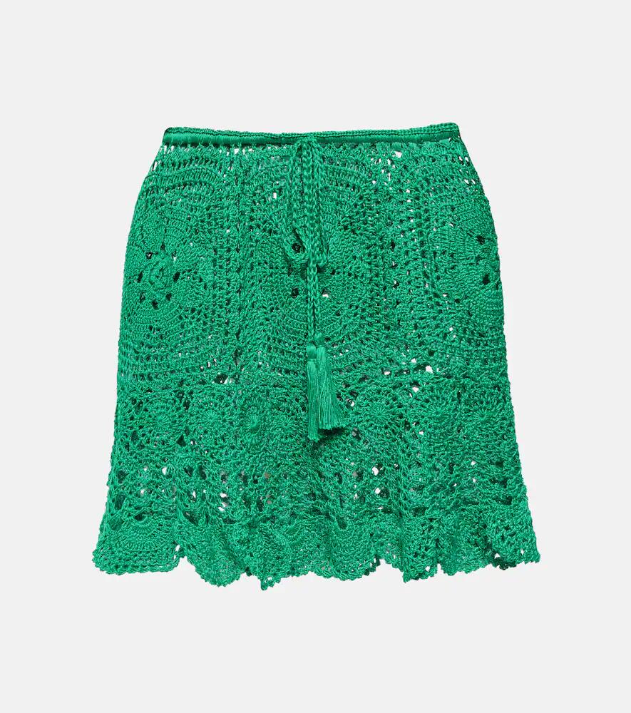 Anna Kosturova Crochet miniskirt Cover