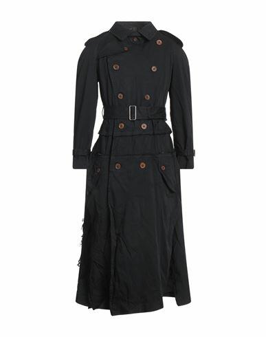 Comme Des Garçons Man Overcoat & Trench Coat Black Polyester Cover