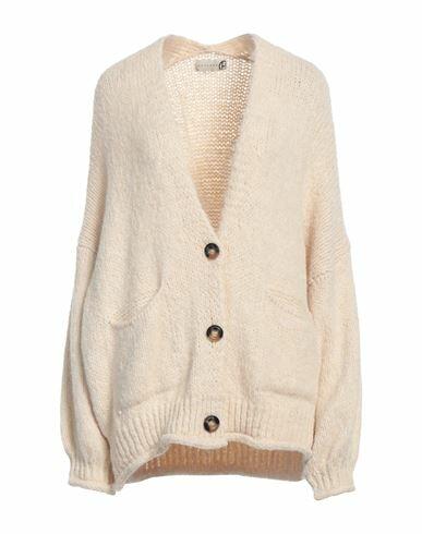 Haveone Woman Cardigan Cream Acrylic, Polyester, Wool, Viscose, Alpaca wool Cover