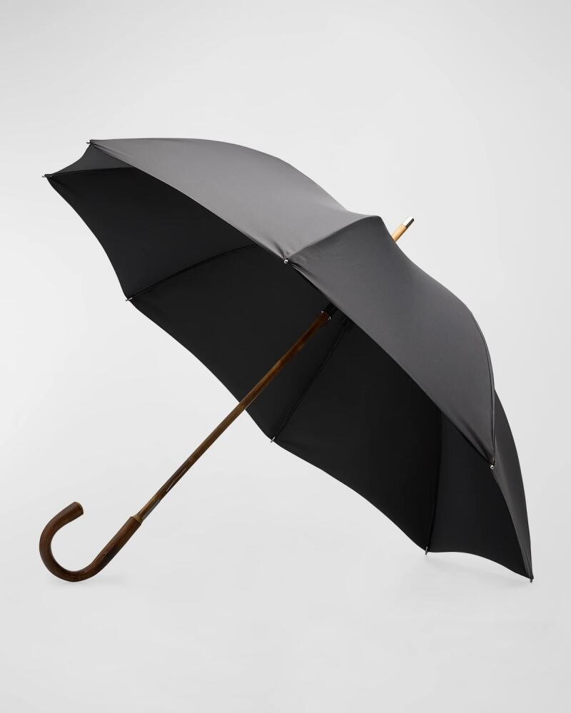 Davek Men's Savile Wood-Handle Umbrella Cover