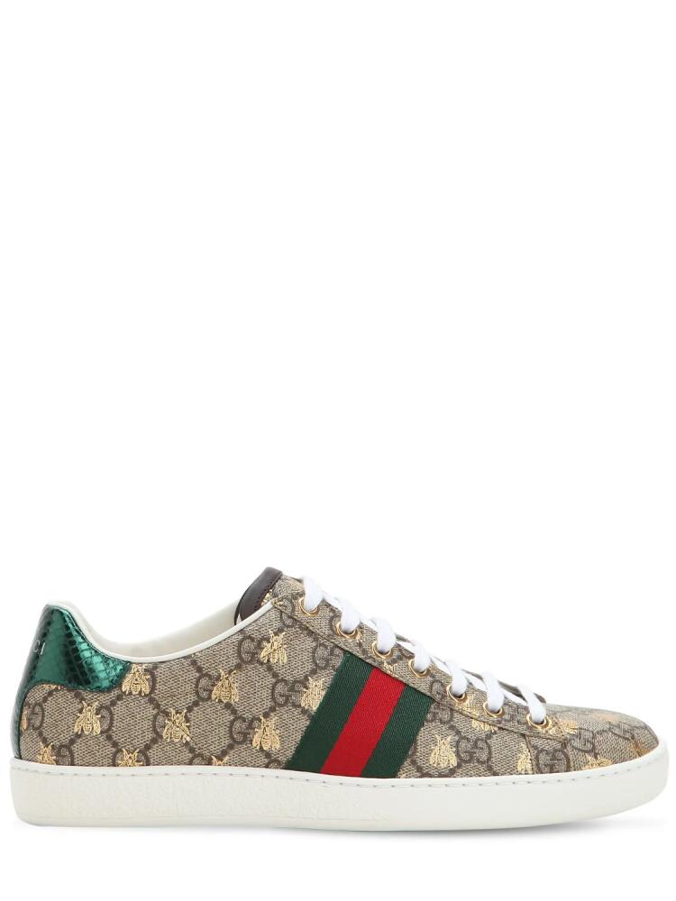 GUCCI 20mm New Ace Gg Supreme Canvas Sneakers Cover