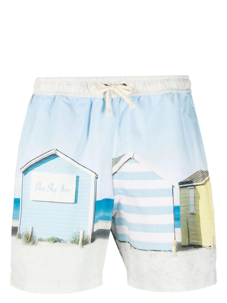 BLUE SKY INN graphic-print swim shorts Cover