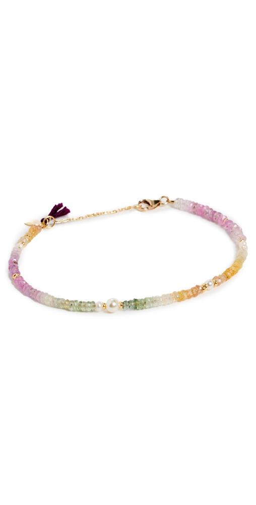 SHASHI Ella Gemstone Bracelet Multi Sapphire Cover