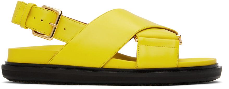 Marni Yellow Fussbett Sandals Cover