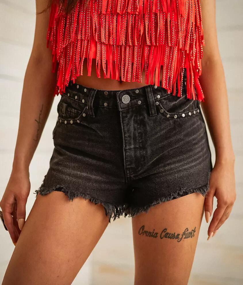 Sterling & Stitch High Rise Studded Short Cover