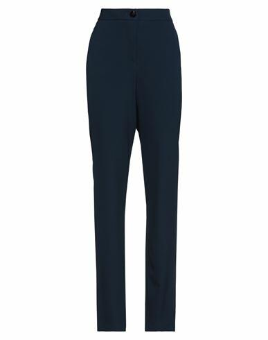 Soallure Woman Pants Navy blue Polyester, Elastane Cover