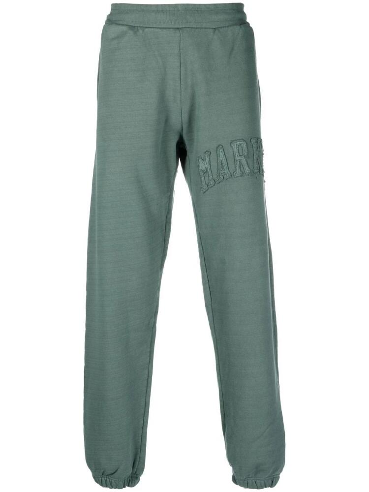 MARKET logo-appliqué track pants - Green Cover