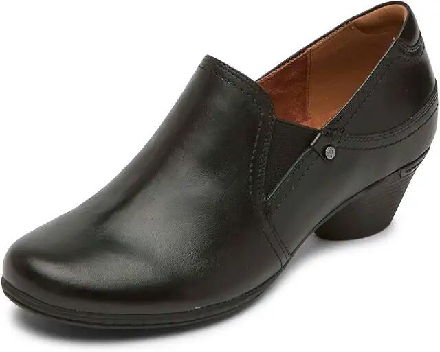 Cobb Hill Laurel V Shootie (Black Leather) High Heels Cover