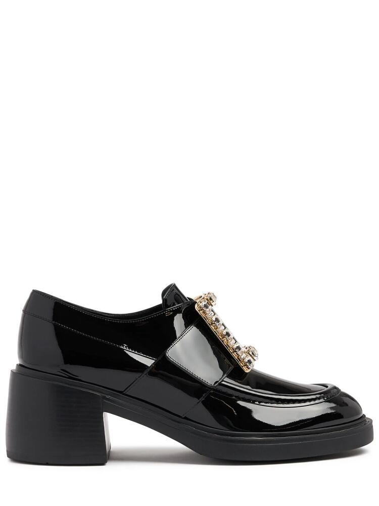 ROGER VIVIER 60mm Viv Rangers Patent Loafers Cover