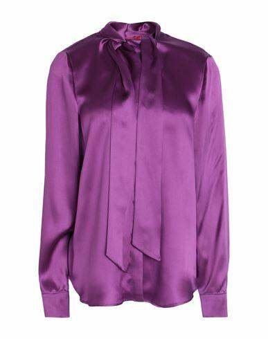 Max & co. Woman Shirt Mauve Silk Cover