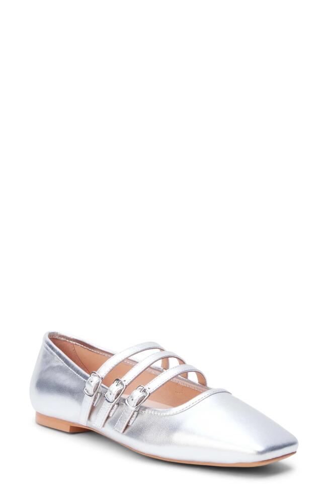 Matisse Nova Strappy Ballet Flat in Silver Cover