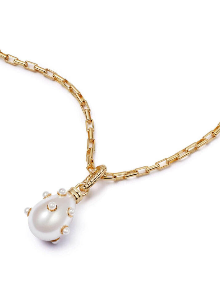 Daisy London X Shrimps 18kt Gold-plated Necklace - Pearl Cover