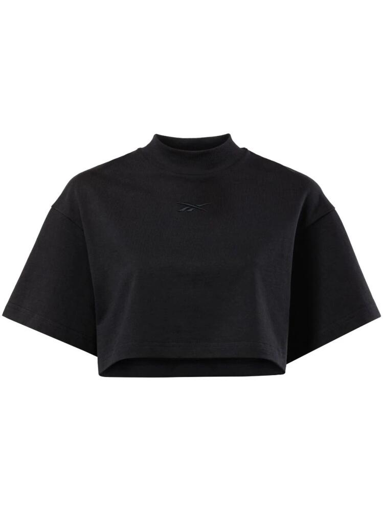 Reebok LTD Vector cropped cotton T-shirt - Black Cover