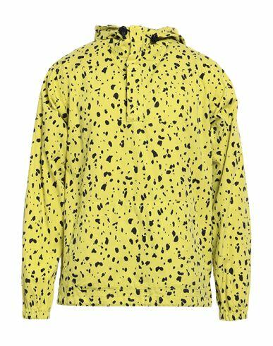 Life Sux Man Jacket Acid green Cotton Cover