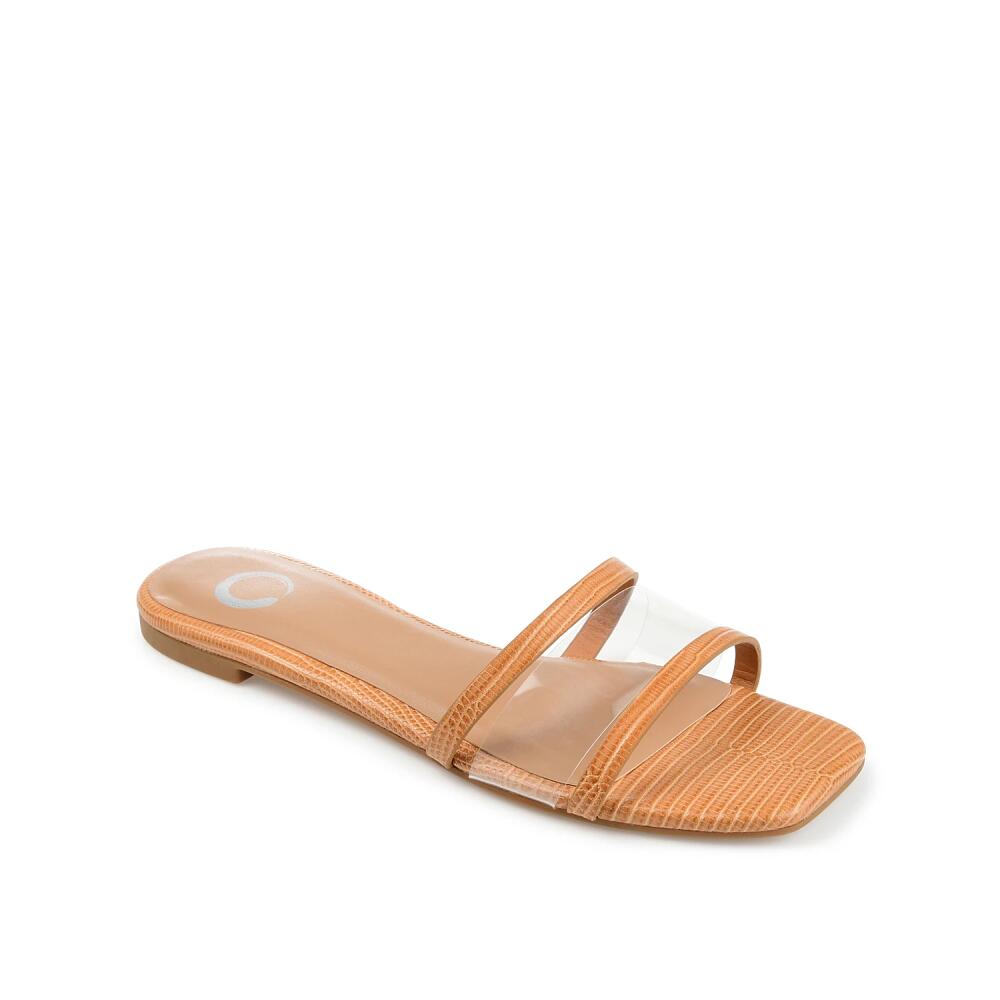 Journee Collection Ramira Slide Sandal | Women's | Light Brown Cover