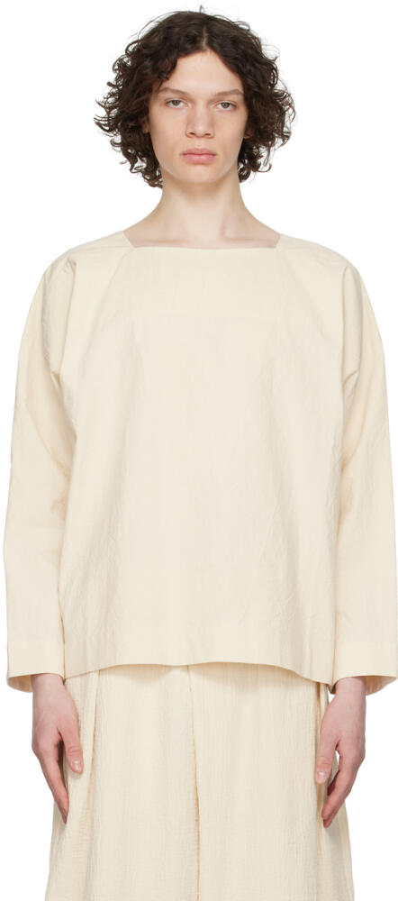 Toogood Beige 'The Potter' Long Sleeve T-Shirt Cover