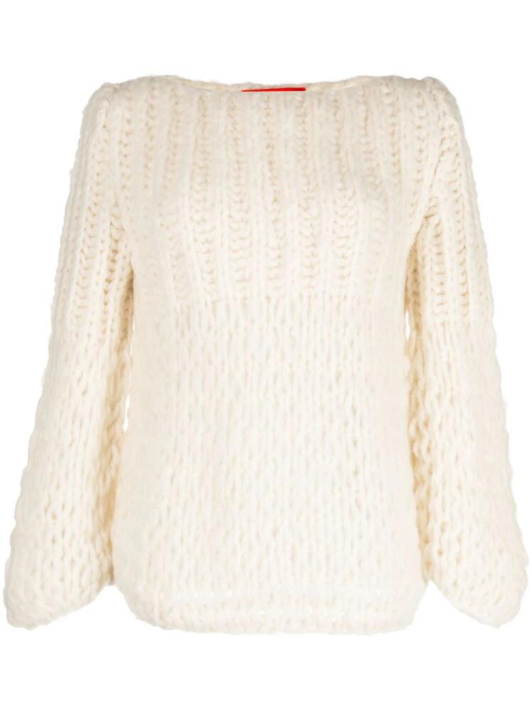 Wild Cashmere Xenia chunky-knit cashmere jumper - White Cover