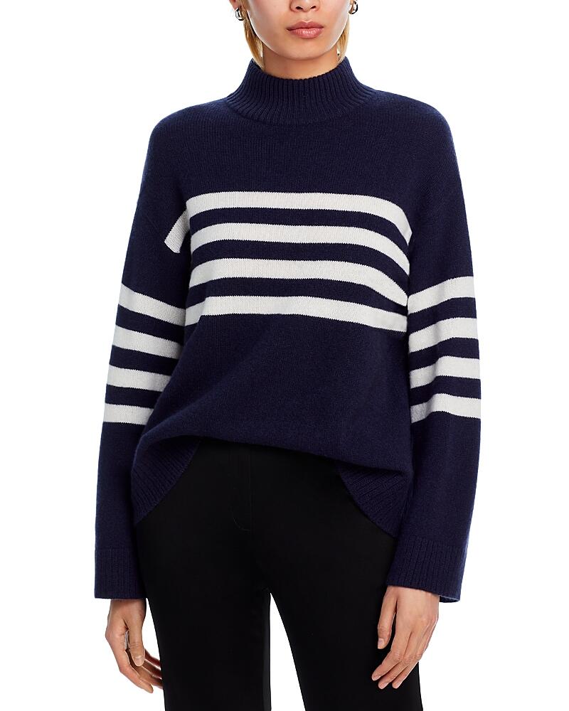 C by Bloomingdale's Cashmere Striped Sweater - Exclusive Cover