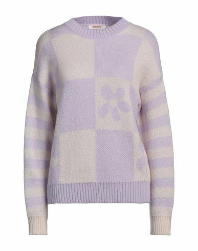 Kontatto Woman Sweater Lilac Acrylic, Mohair wool, Polyamide Cover