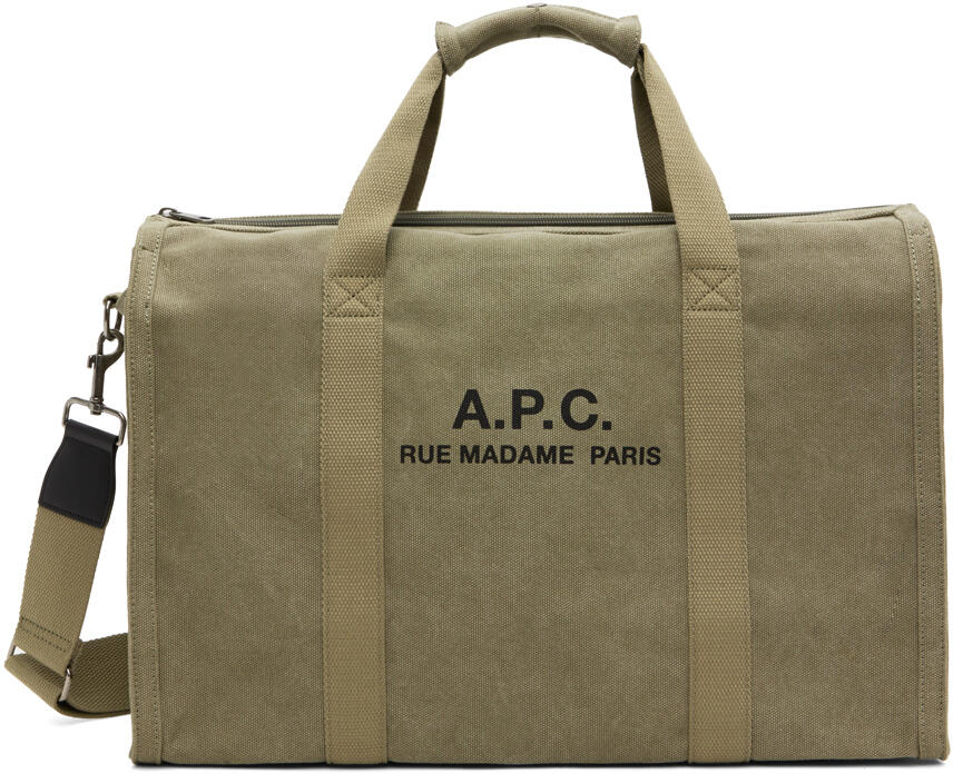 A.P.C. Khaki Recuperation Gym Bag Cover