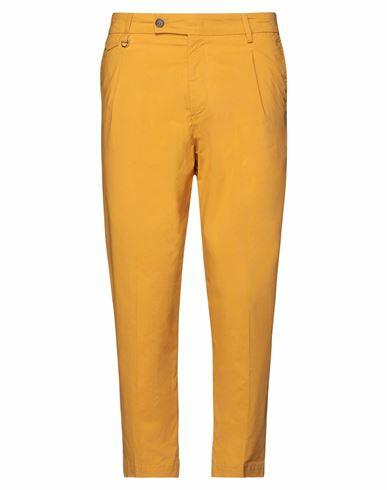 Golden Craft 1957 Man Pants Ocher Cotton, Elastane Cover